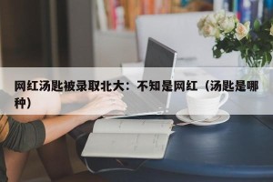 网红汤匙被录取北大：不知是网红（汤匙是哪种）