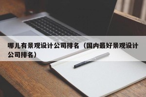 哪儿有景观设计公司排名（国内最好景观设计公司排名）