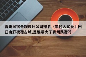 青州民宿景观设计公司排名（年轻人又爱上回归山野夜宿古城,是谁带火了青州民宿?）