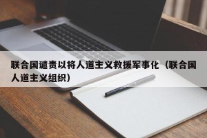 联合国谴责以将人道主义救援军事化（联合国人道主义组织）