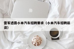 雷军透露小米汽车招聘要求（小米汽车招聘薪资）
