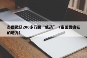 泰国缴获200多万颗“疯药”（泰国最疯狂的地方）